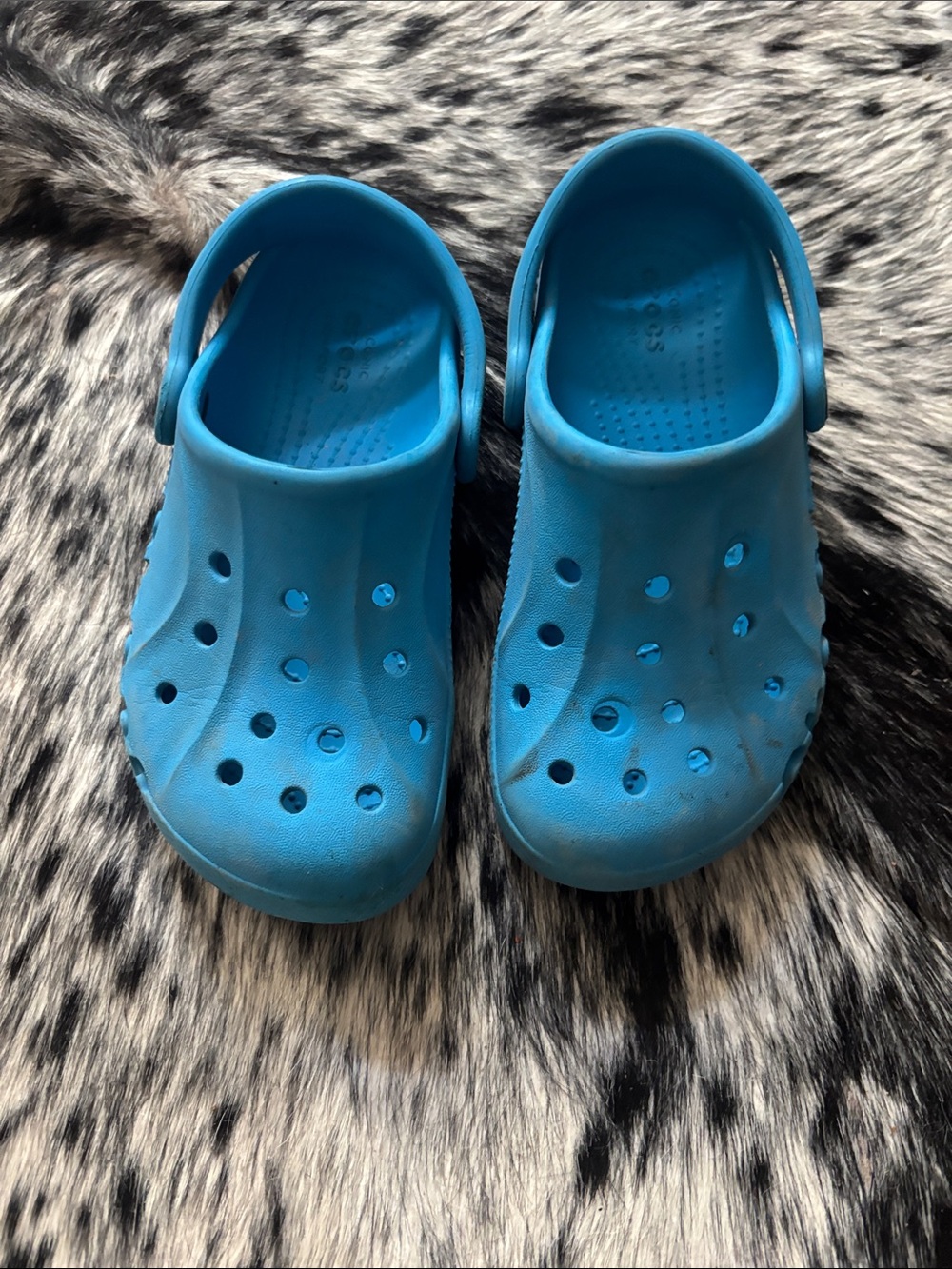 Kids Blue Crocs size 12